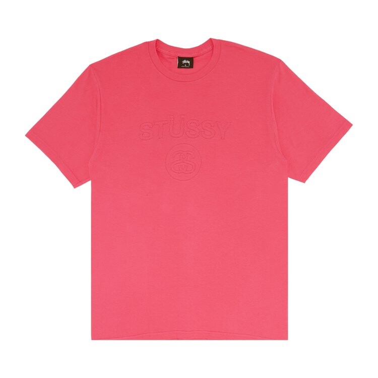 

Футболка Stussy Link EMB. 'Pink', розовый