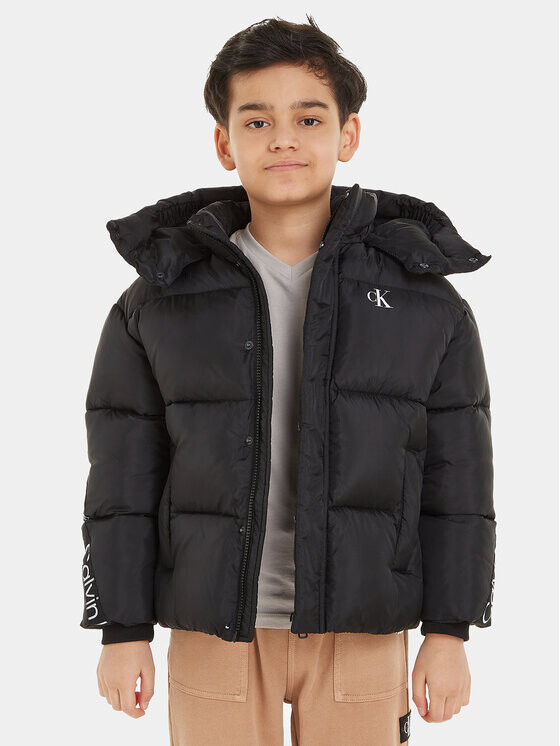 

Пуховик стандартного кроя Calvin Klein, черный