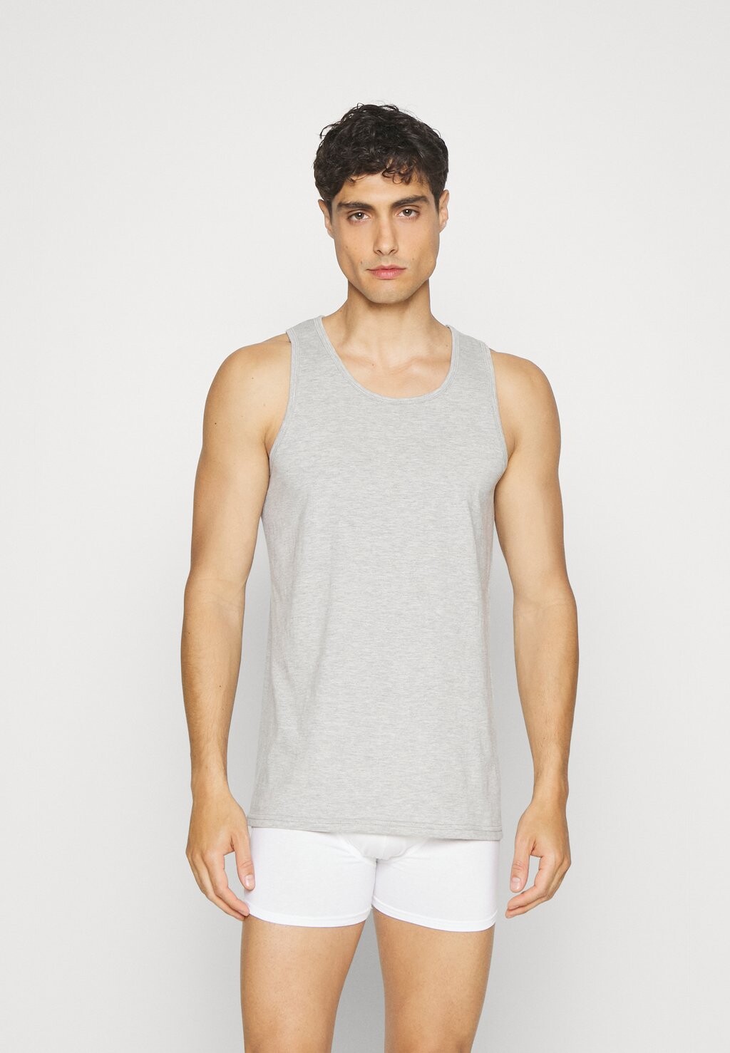 

Майка JACTANK 5 PACK Jack & Jones, светло-серый