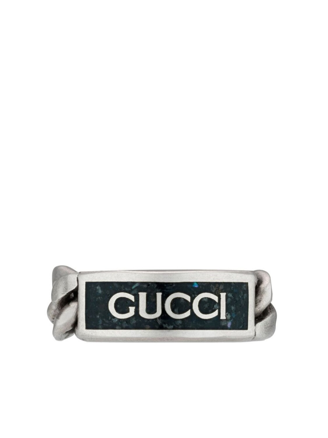 

Кольцо с логотипом Gucci, серебряный