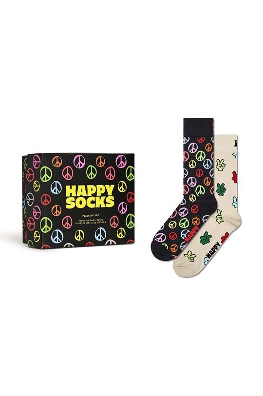 

Подарочная коробка, носки Peace, 2 шт. Happy Socks, мультиколор