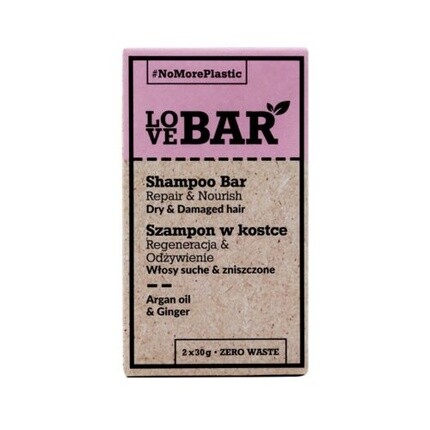 

Love Bar Shampoo Шампунь для волос в банке для сухих волос, New