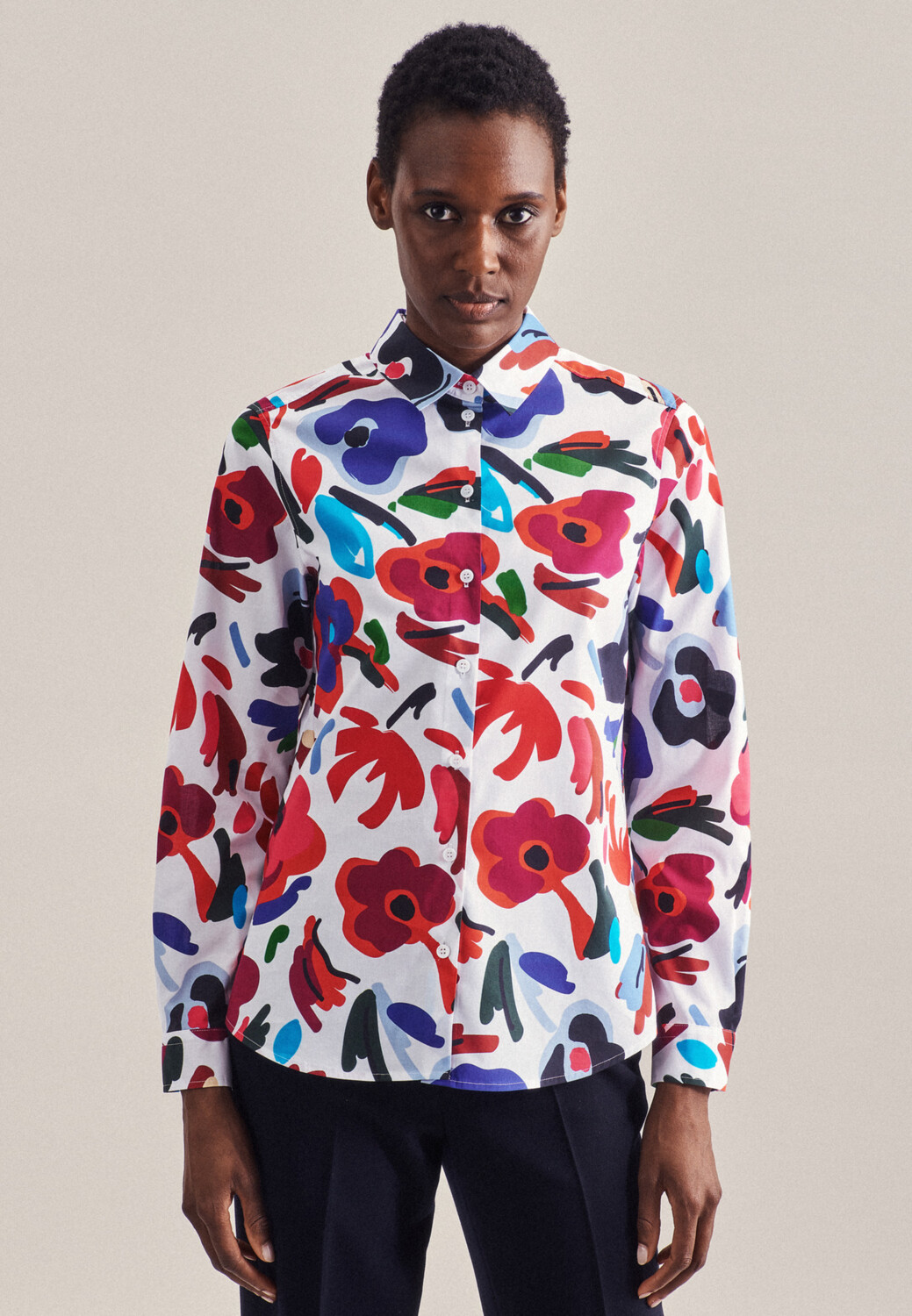 

Блуза Seidensticker Hemd Regular fit, белый