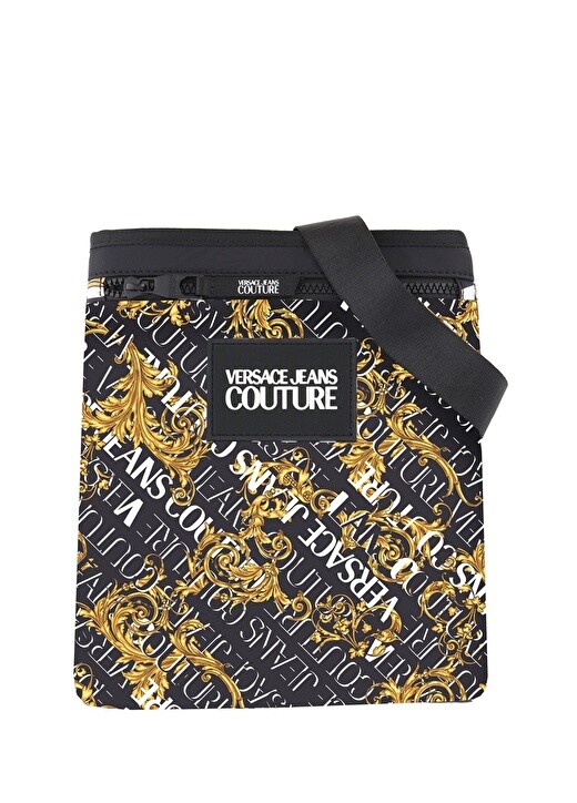 

Черная мужская сумка-мессенджер Versace Jeans Couture