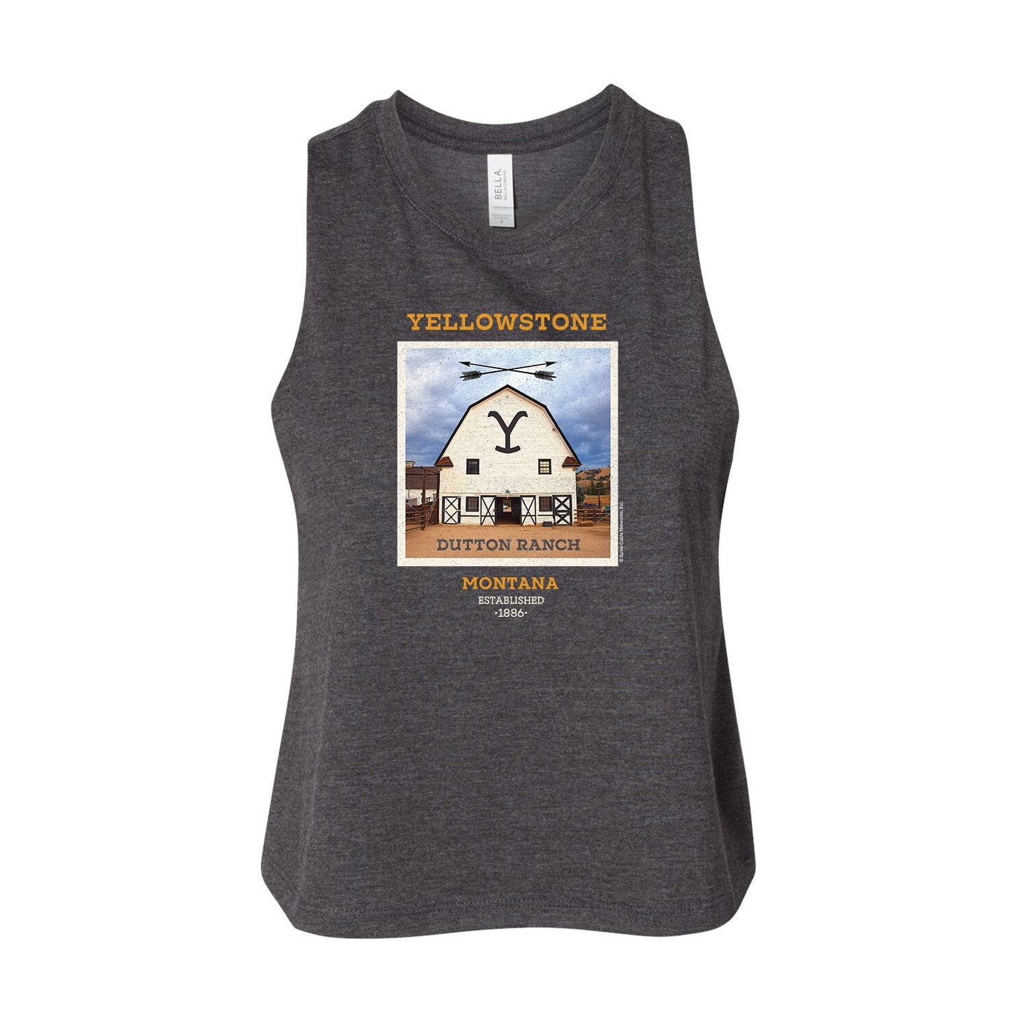 

Укороченная майка Yellowstone Ranch Barn для юниоров Licensed Character