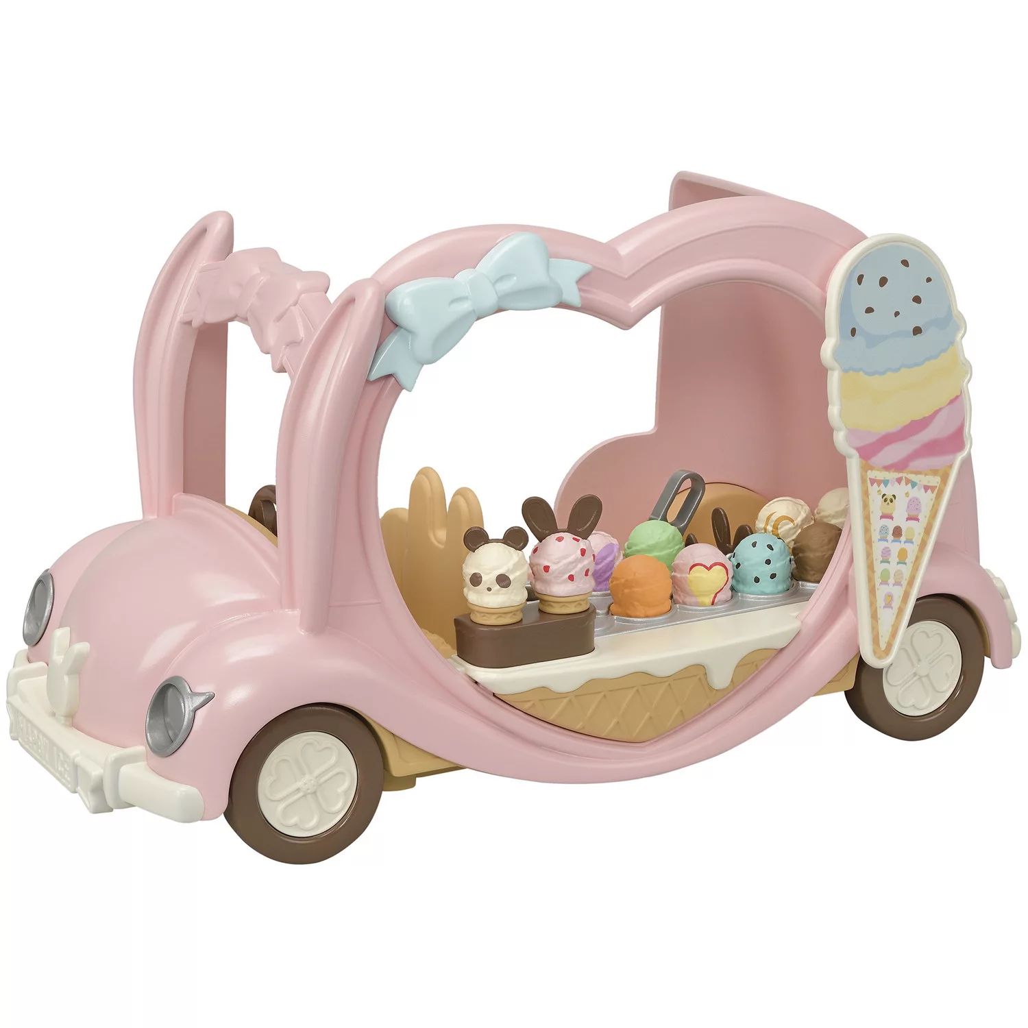 Игрушечный автомобиль Calico Critters Ice Cream Van для кукол Calico  Critters – купить с доставкой из-за рубежа через платформу «CDEK.Shopping»