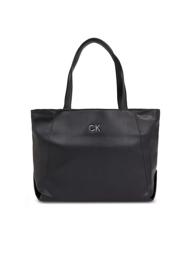 

Сумка шоппер Ck Daily Shopper Medium Pebble Calvin Klein, черный