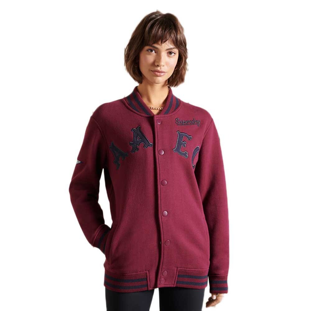

Куртка Superdry Vintage Oversize Bomber, красный