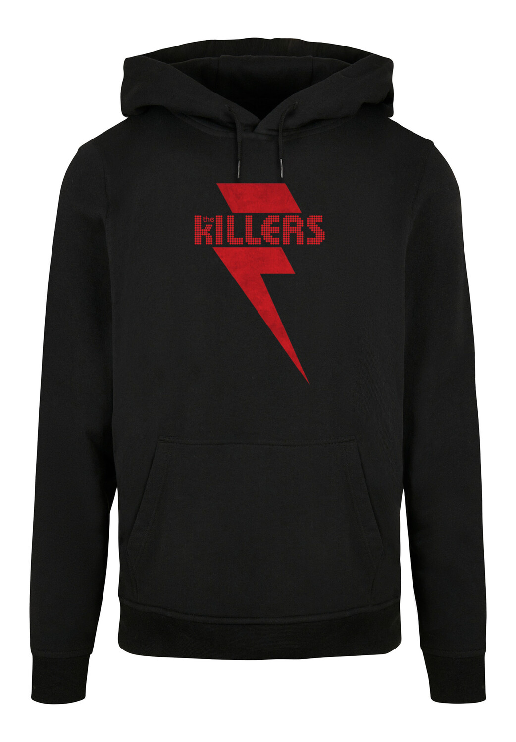 

Пуловер F4NT4STIC Basic Hoodie The Killers Rock Band Red Bolt, черный