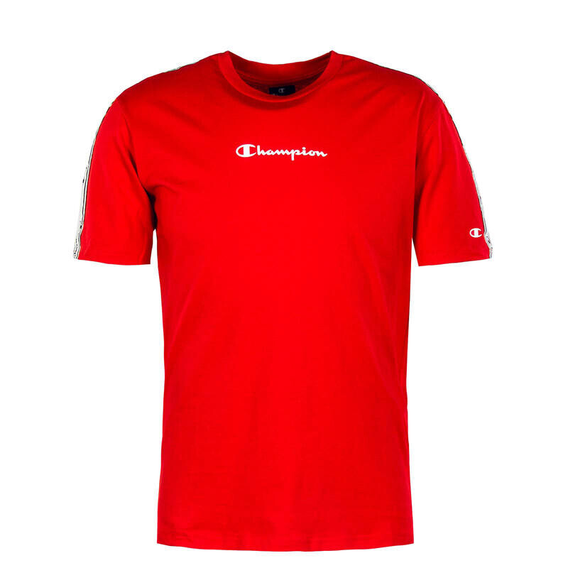 

Красная футболка Crewneck Tape 217189 CHAMPION, цвет rot