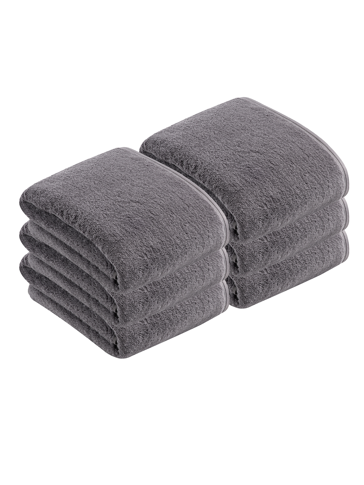 Полотенце для ванной Vossen 6er Pack, темно серый