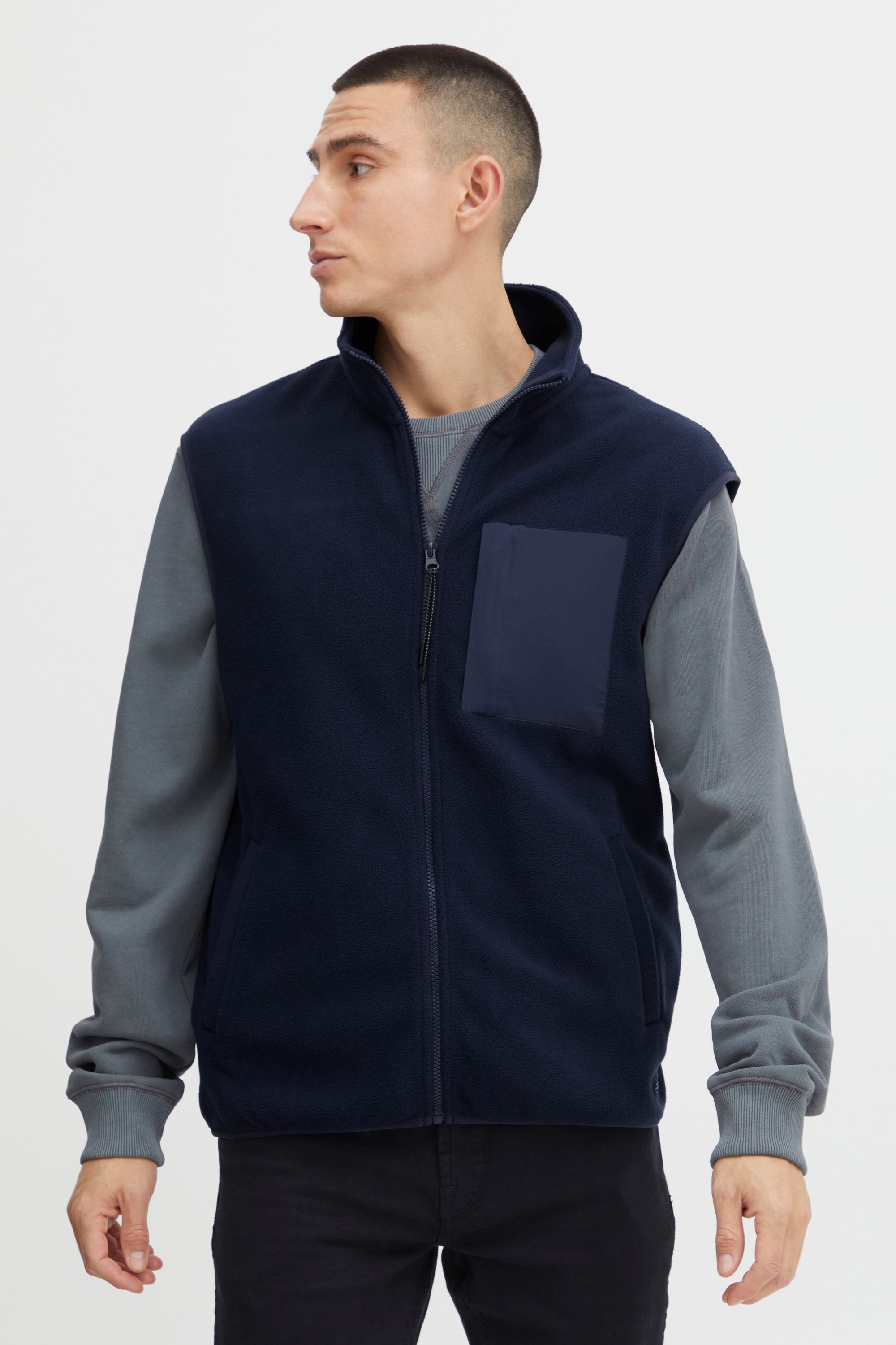 цена Утепленный жилет BLEND Fleece, синий