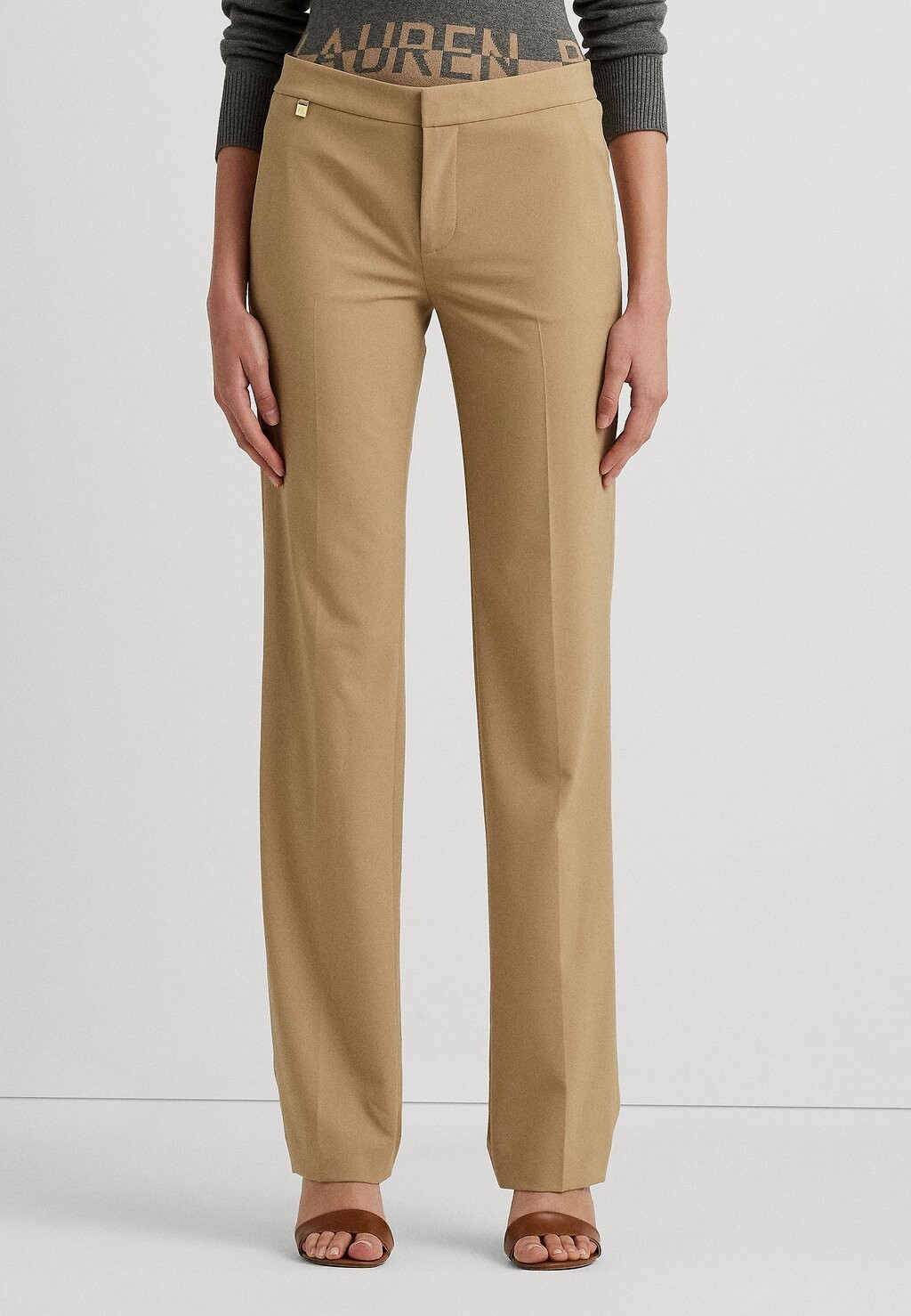 

Брюки Lauren Ralph Lauren БРЮКИ QUARTILLA STRAIGHT, цвет camel