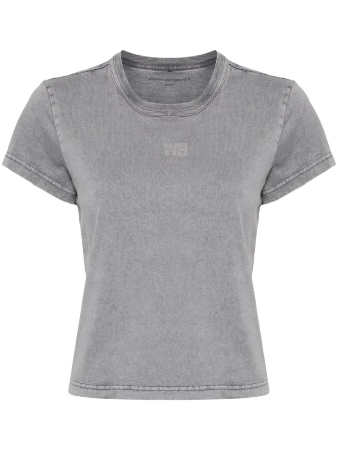 

Alexander Wang футболка с логотипом, серый