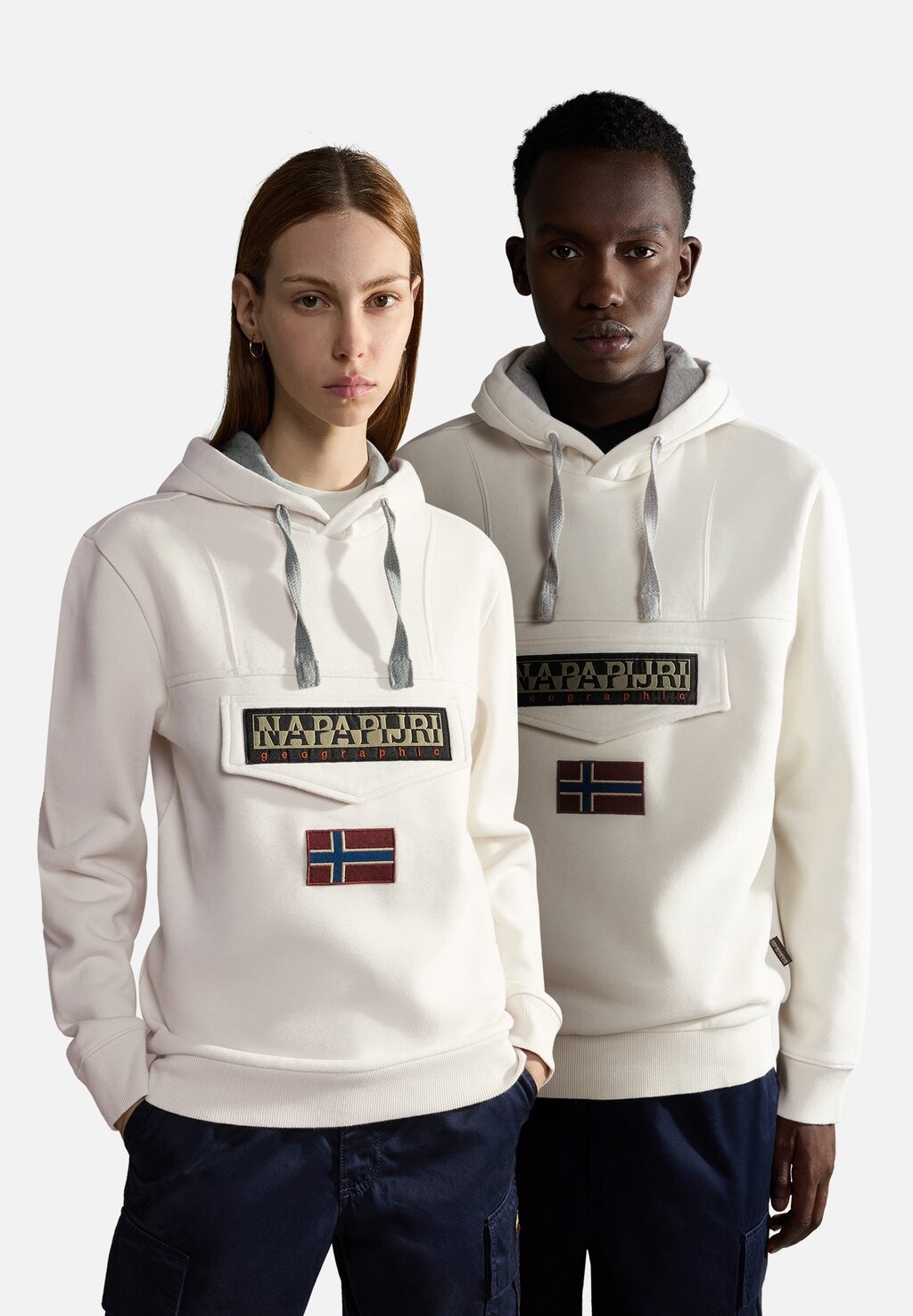 

Толстовка BURGEE Napapijri, белый шепот