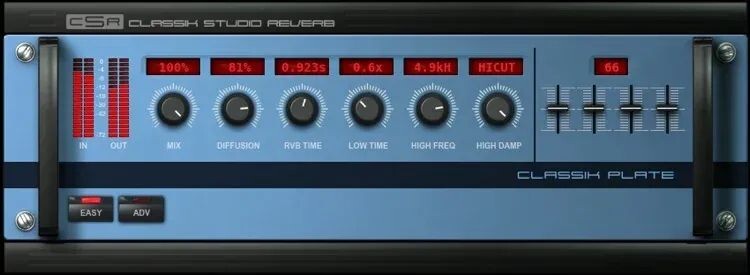 

IK Multimedia T-RackS Плагин CSR Plate Reverb