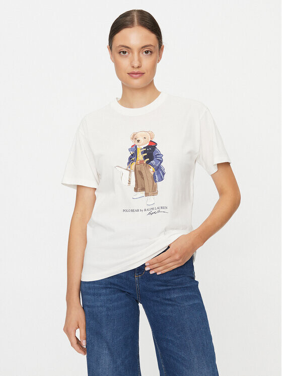 

Футболка стандартного кроя Polo Ralph Lauren, белый