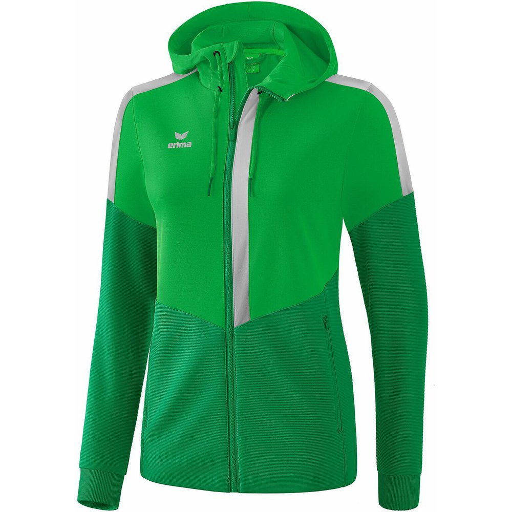 Куртка Erima Hooded Training, зеленый