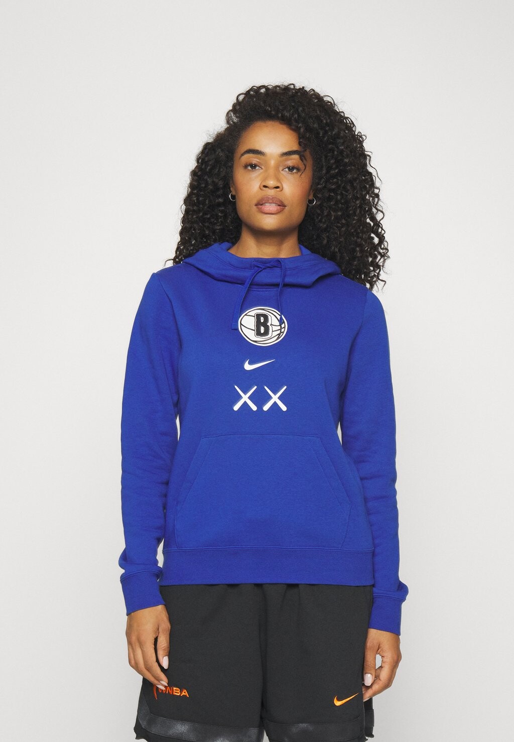 

Толстовка Nba Brooklyn Nets City Edition Hoodie Nike, цвет rush blue