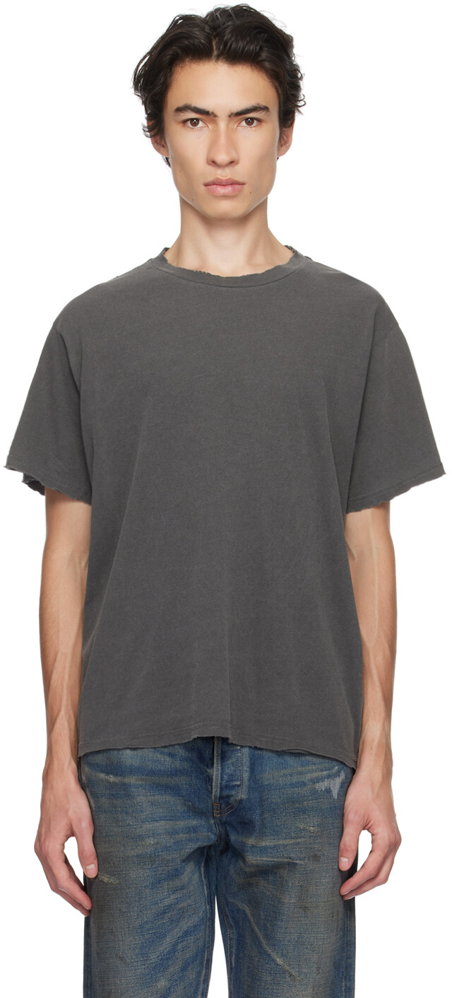 

Черная футболка Folsom Vintage John Elliott, Черный