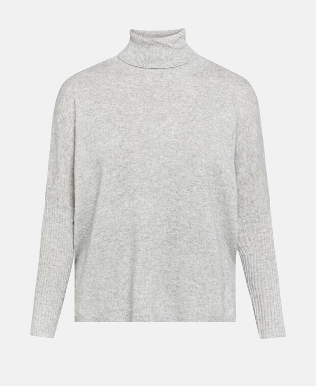 

Пуловер с высоким воротником Notshy Cashmere, светло-серый