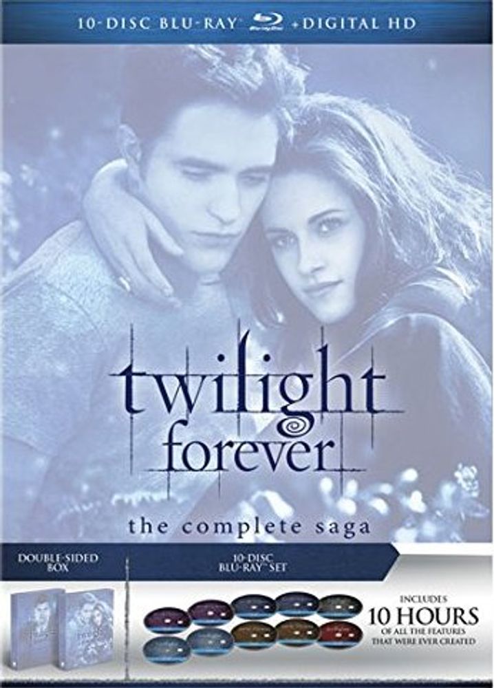 

Диск Blu-ray Twilight Forever: The Complete Saga (10pc) / (ac3) (BLU-RAY)