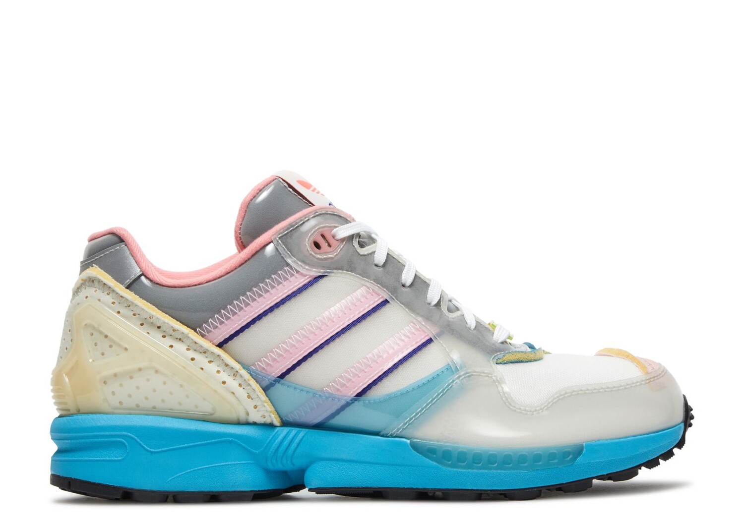 кроссовки adidas zx 6000 inside out xz 0006 pack aqua синий Кроссовки adidas Zx 6000 'Inside Out Xz 0006 Pack - Orbit Grey', серый