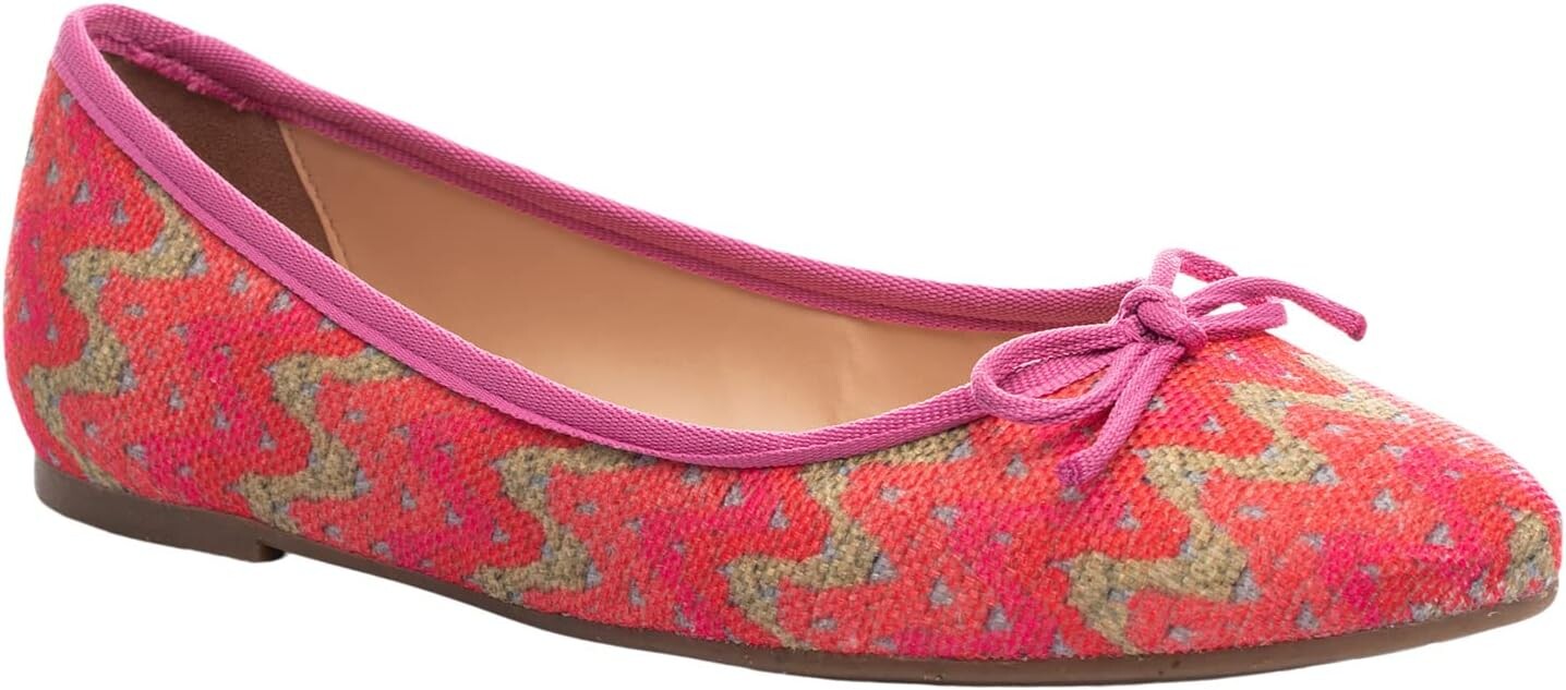 

Балетки Cheery Ali MacGraw, цвет Pink Raffia Print