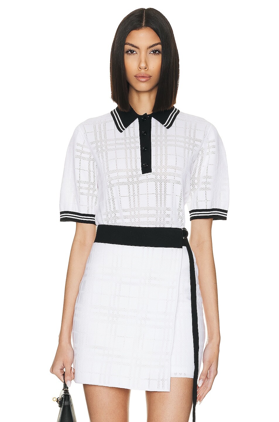 

Рубашка Burberry Elenora Polo, белый