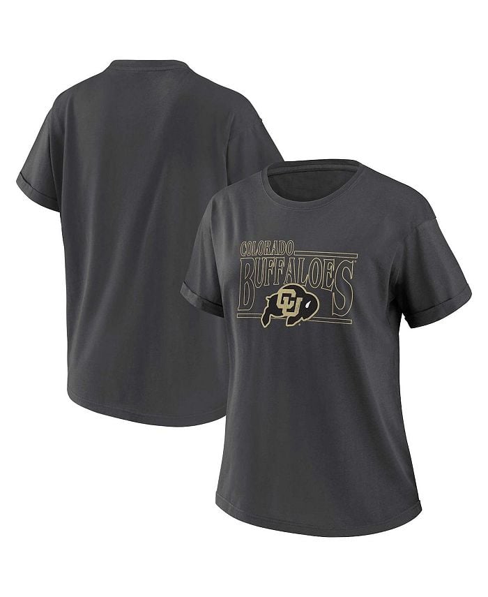 

Женская темно-серая рваная футболка-бойфренд Colorado Buffaloes WEAR by Erin Andrews, серый