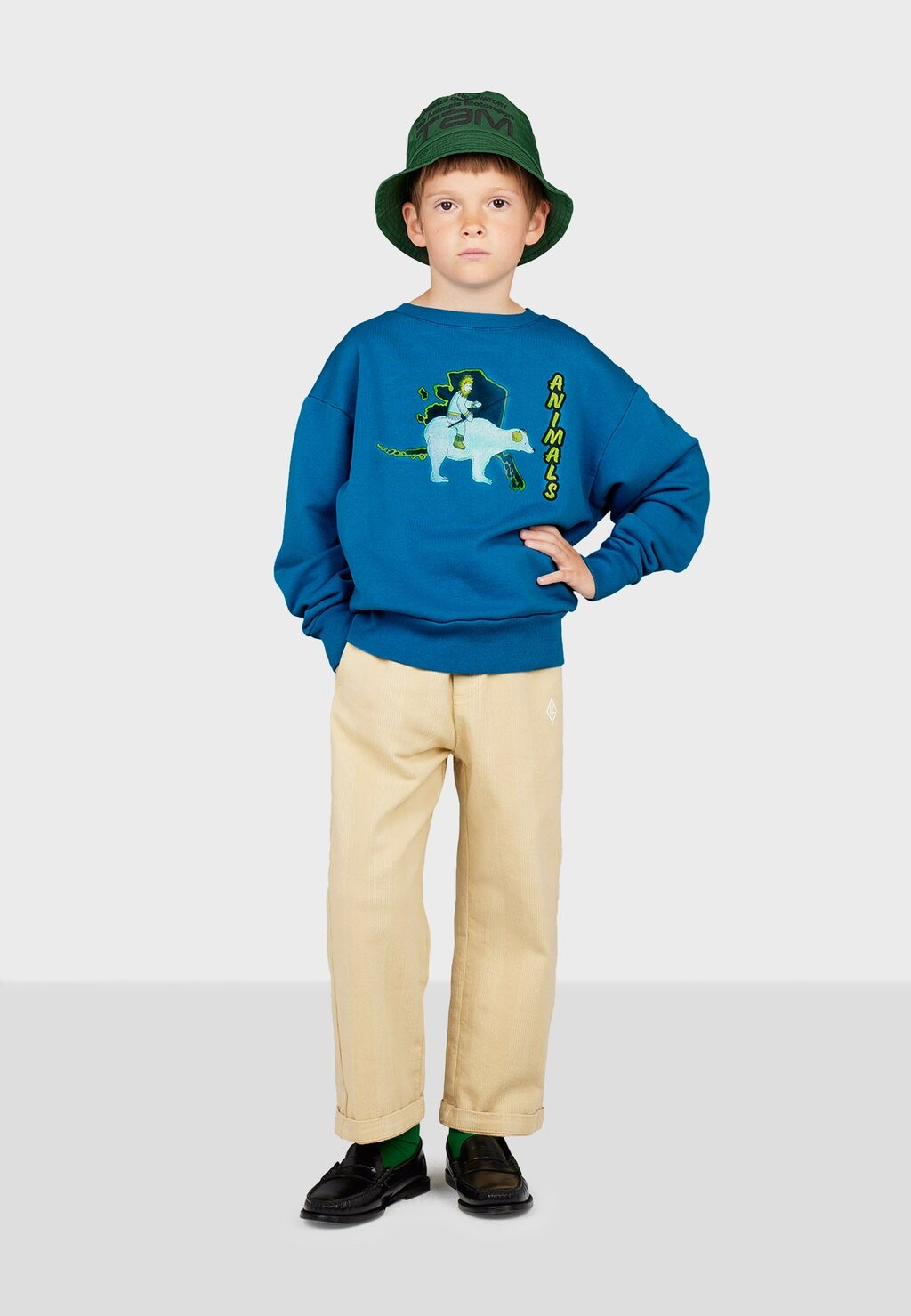 

Толстовка BEAR UNISEX THE ANIMALS OBSERVATORY, цвет blue