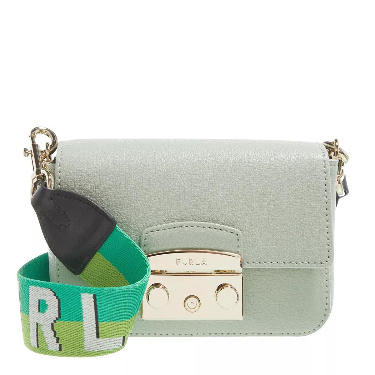 

Ленточный ремень metropolis mini c.body felce volt wasabi Furla, зеленый
