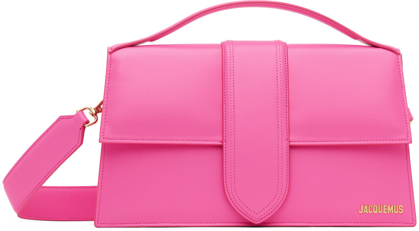 

Розовая сумка Le Bambinou Jacquemus, цвет Neon Pink