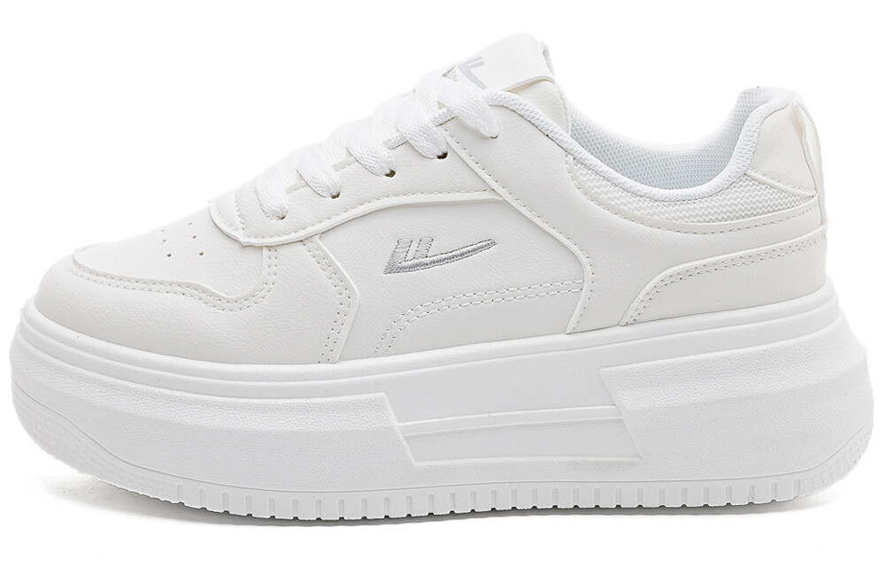 

Кроссовки WARRIOR Skateboarding Shoes Women's Low-top Gray, белый/серый