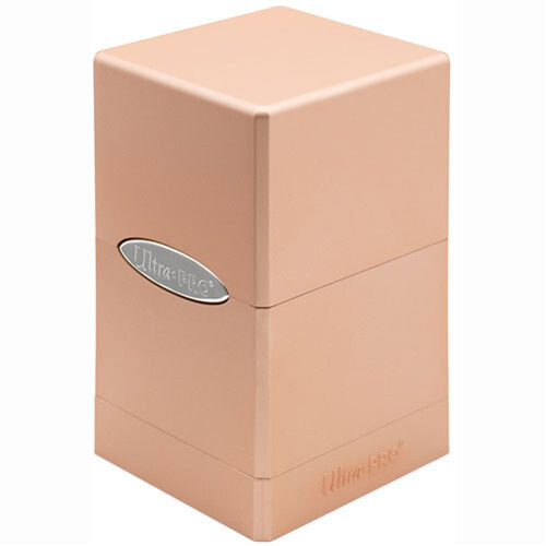 

Коробка для карточек Ultra Pro Deck Box: Metallic Rose Gold Satin Tower Ultra Pro