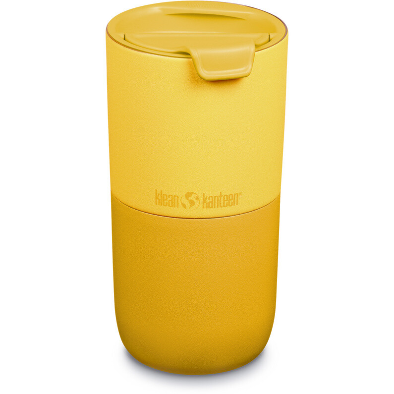

Стакан с откидной крышкой и подъемом Klean Kanteen, желтый