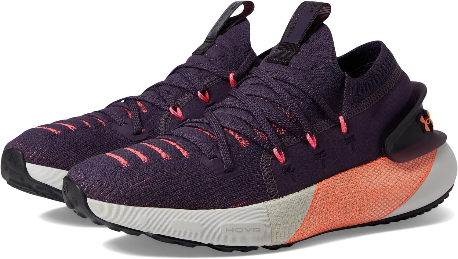 

Кроссовки Hovr Phantom 3 Under Armour, цвет Tux Purple/Pink Shock/Orange Blast