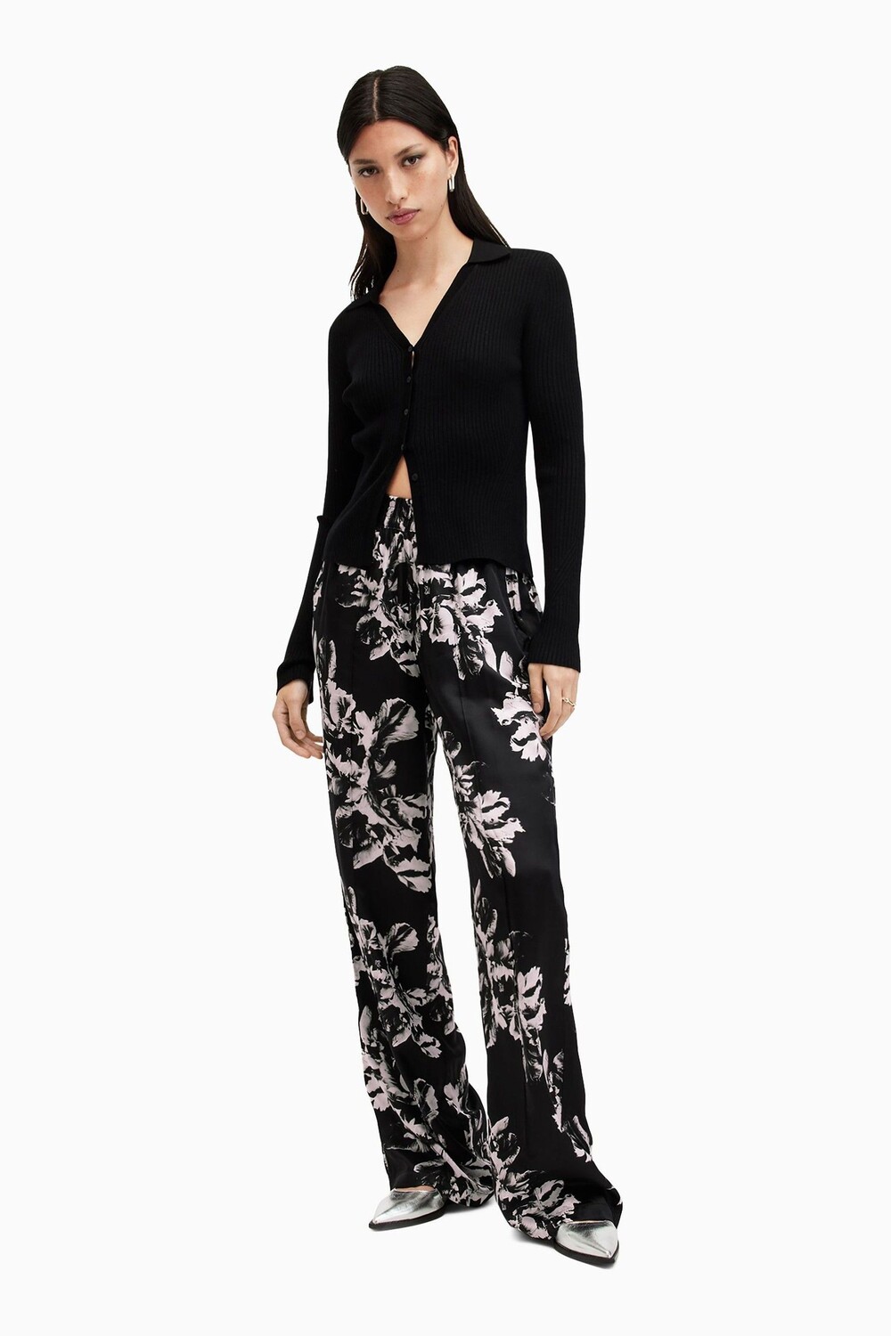 

Брюки Allsaints Charli All Saints, черный