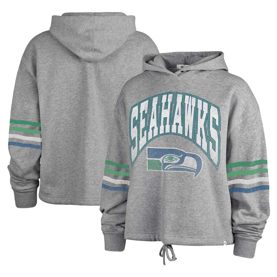 

Пуловер с капюшоном 47 Seattle Seahawks, серый