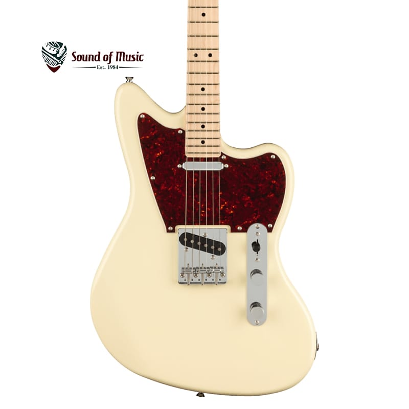 Электрогитара Squier Paranormal Offset Telecaster Maple Fingerboard Tortoiseshell Pickguard - Olympic White