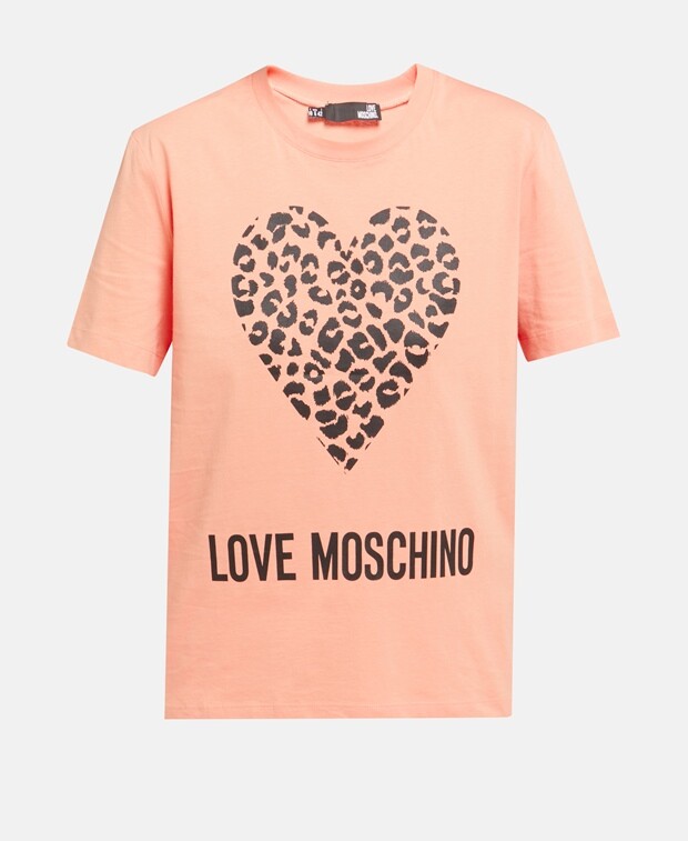 

Футболка Love Moschino, абрикос