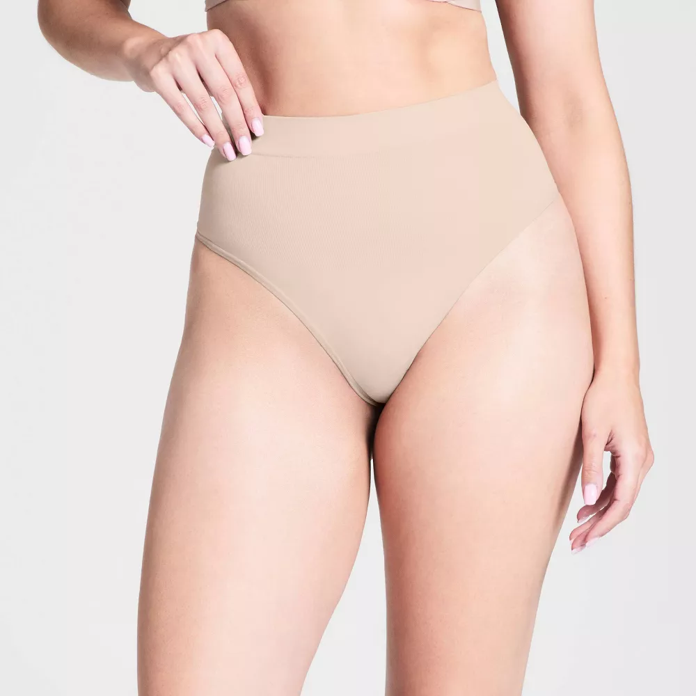 

Женские стринги ASSETS by SPANX All Around Smoothers, цвет Beige