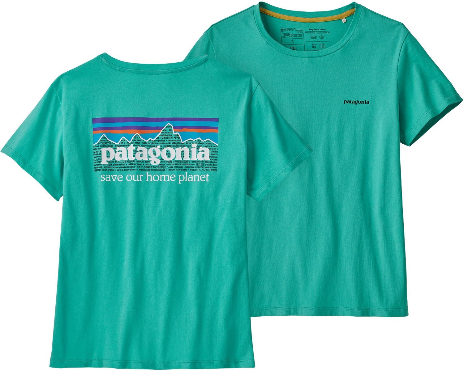 

Футболка P-6 Mission Organic – женская Patagonia, зеленый