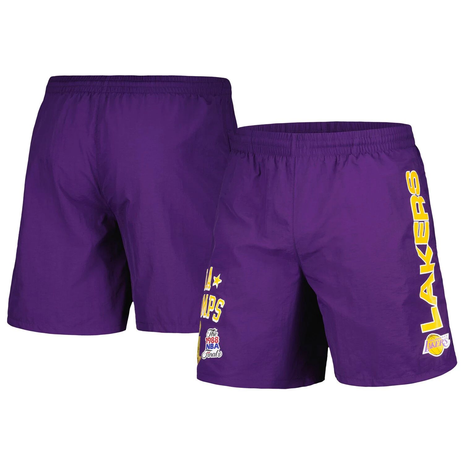 Мужские фиолетовые шорты Mitchell & Ness Los Angeles Lakers Heritage