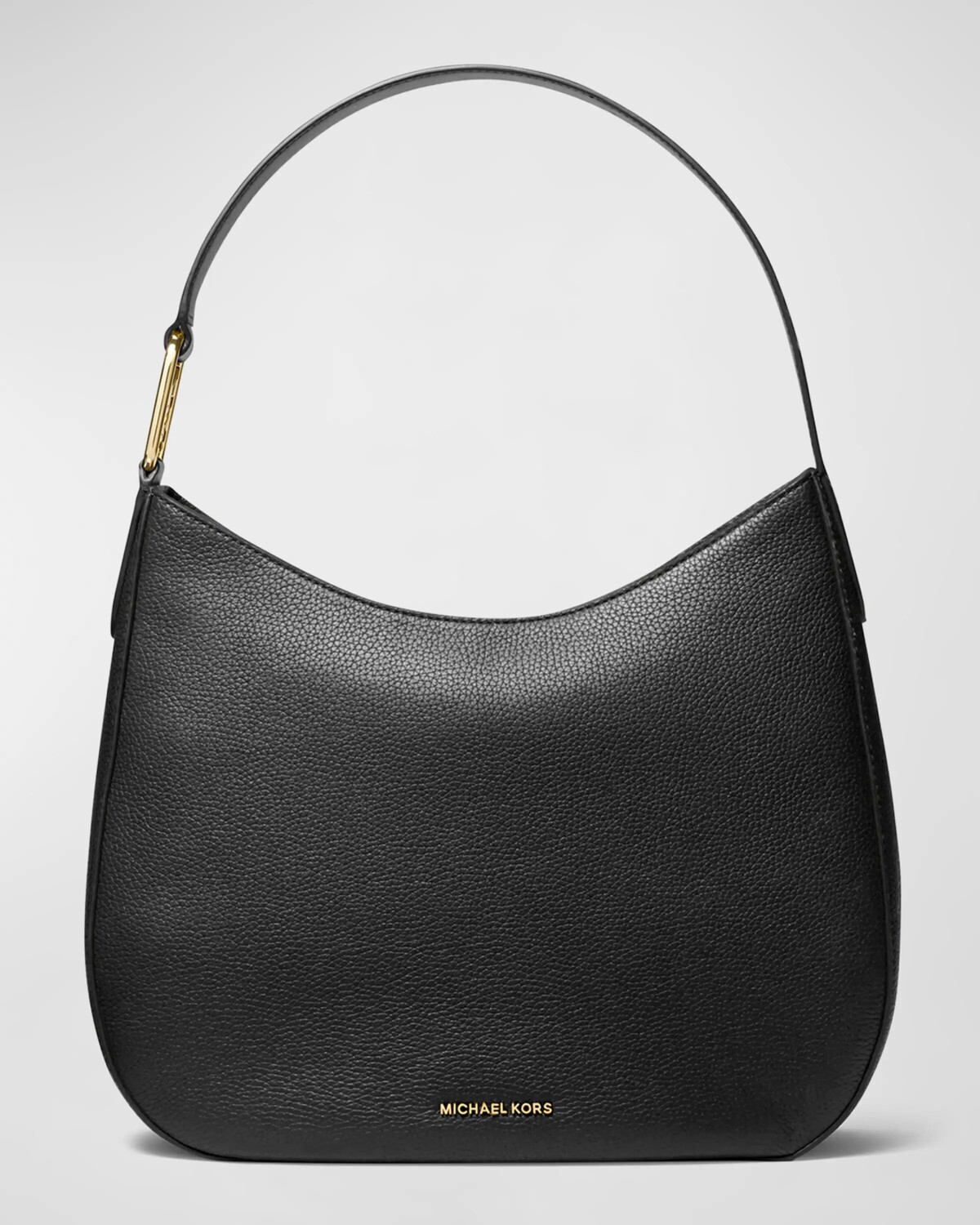 

Большая кожаная сумка-хобо Kensington MICHAEL Michael Kors, цвет Black