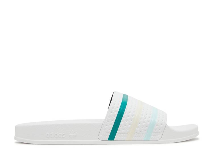 

Кроссовки Adidas ADILETTE SLIDE 'WHITE HALO MINT', белый