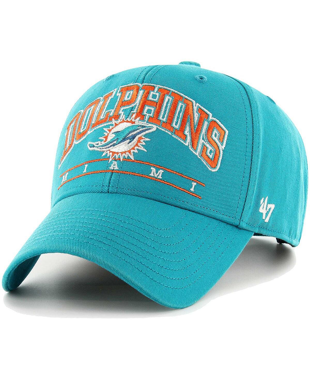 

Мужская регулируемая кепка Aqua Miami Dolphins Fletcher MVP '47 Brand