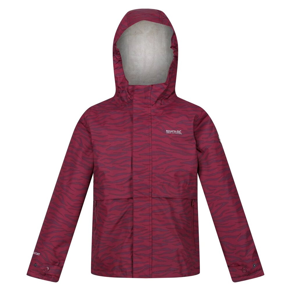 

Куртка Regatta Bambee Zebra Print Hoodie Rain, красный