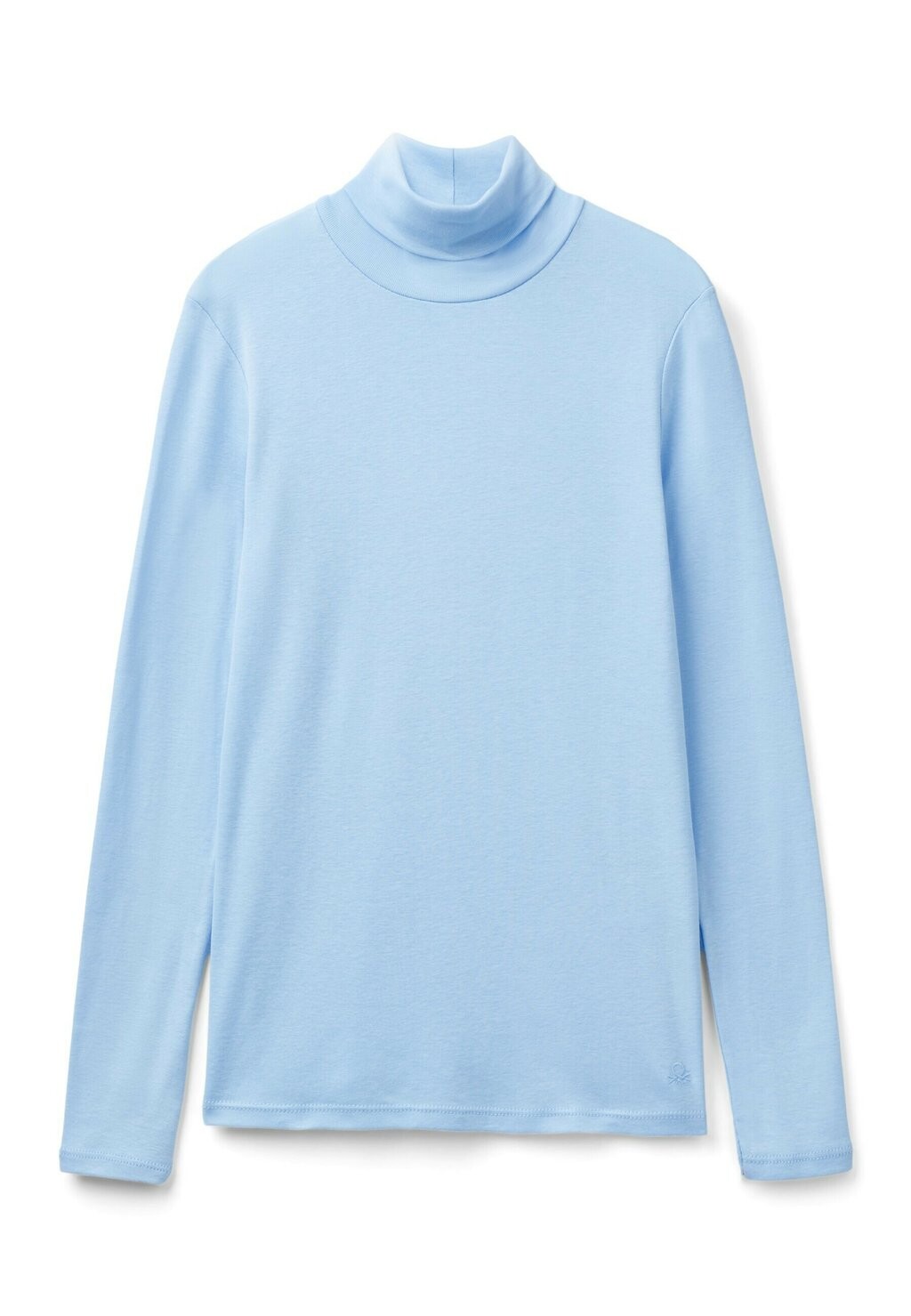 

Топ с длинными рукавами WITH HIGH NECK. United Colors of Benetton, синий