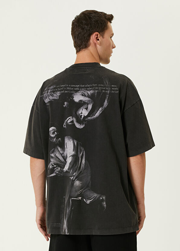 

Футболка с принтом Off-White, черный